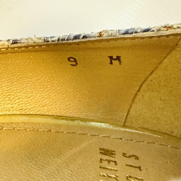 Stuart Weitzman Shoes Womens 6 Ivory Leather Pump Snake Embossed Stiletto Heels - Picture 10 of 11